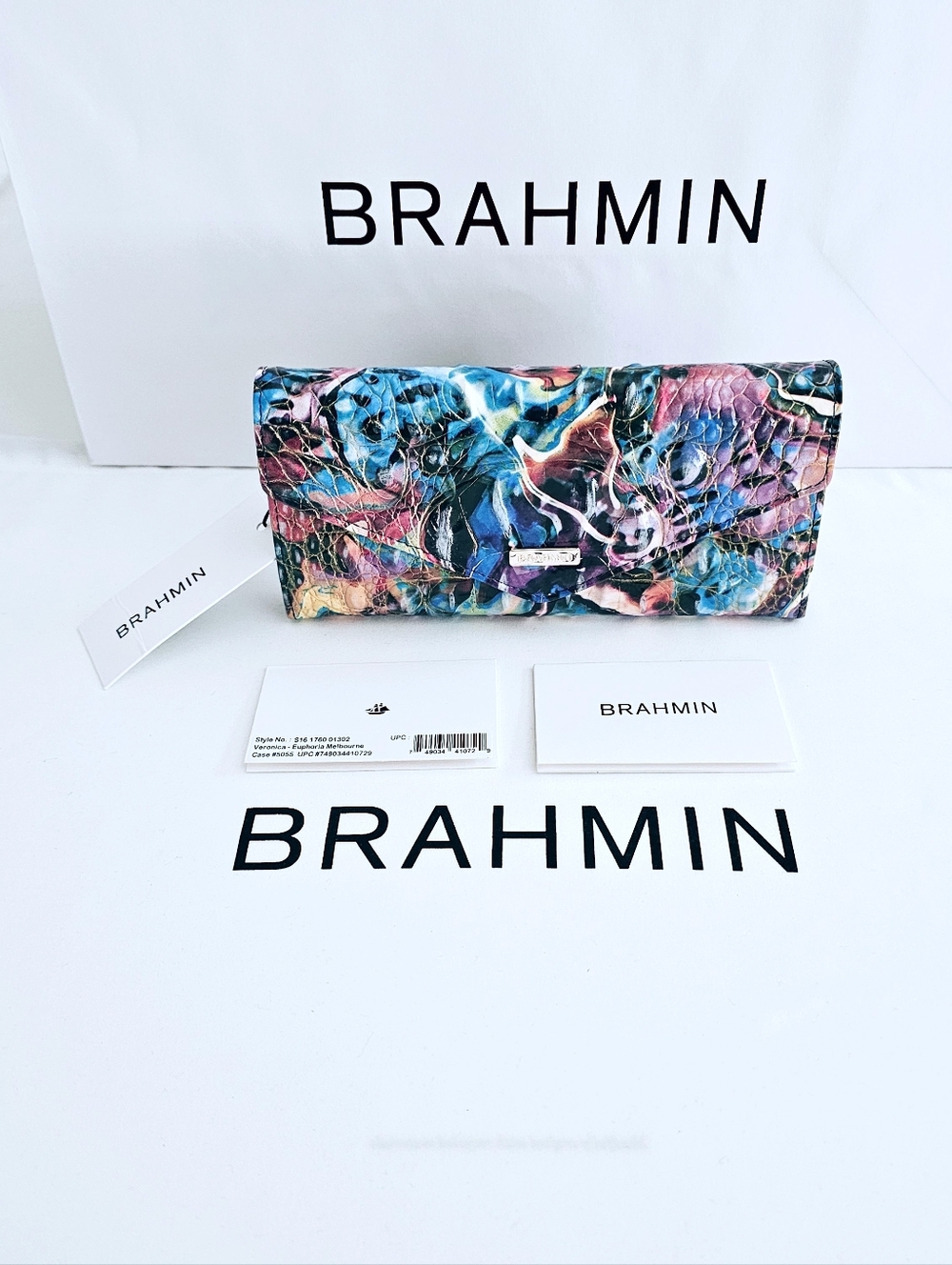 NWT Brahmin EUPHORIA Veronica Wallet